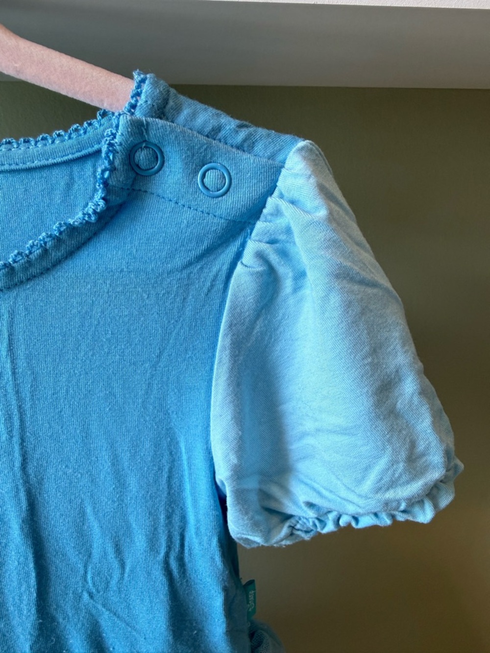 Posh Peanut Disney Princess Cinderella Blue Girl Tulle Bamboo Bodysuit Onesie - Picture 7 of 9